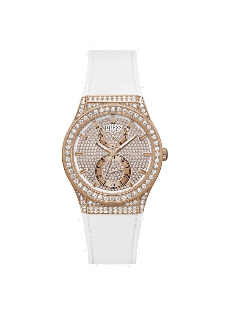 GUESS Womens Multi-function Rose Gold Dial Princess Watch - GW0439L3 - Image 1