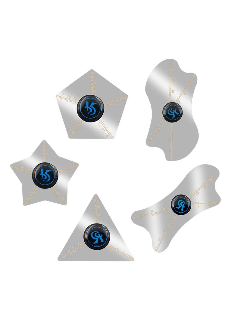 Excefore Curved Spudger, 5 in 1 Professional Stainless Steel Cell Phone Repair Pry Blade, Curved Spudger Pry Blade Repair Opening Tool for Phone iPad Laptop - Image 1