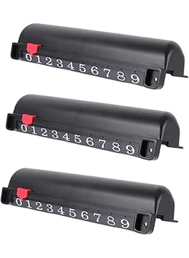 3Pcs Red Air Hockey Score Keeper Set Sturdy Plastic Tabletop Game Accessories - Image 1