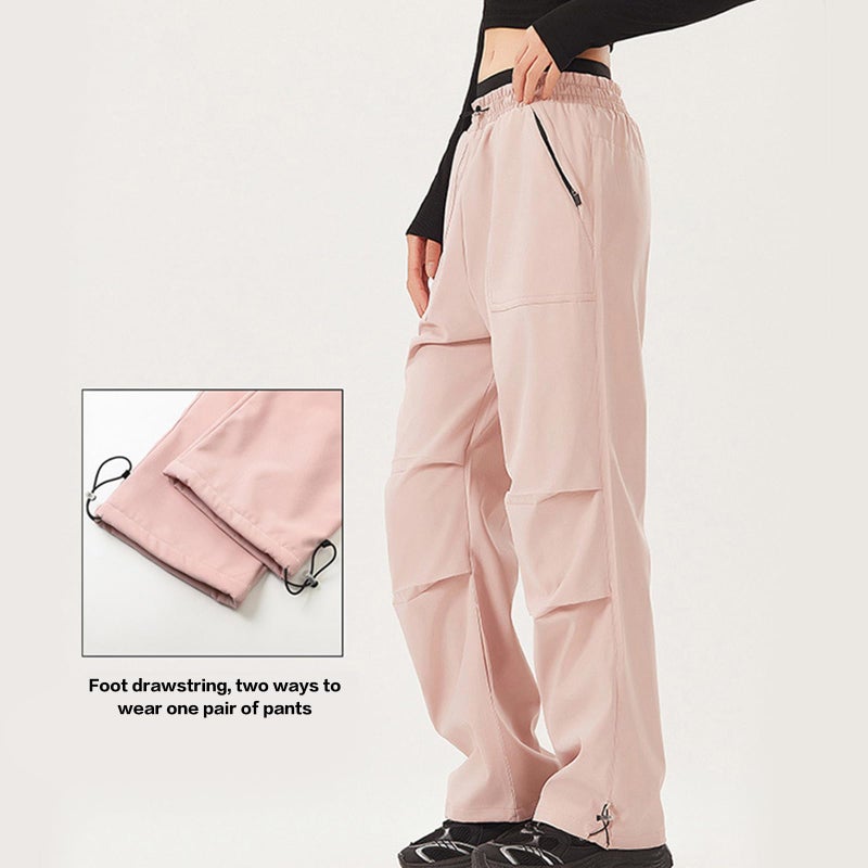 GS SNOWING Women's Snow Pants Waterproof Snowboard Pant Softshell Insulated Fleece Line Ski Pants Winter Warm Outdoor Hiking Pink M - Image 4