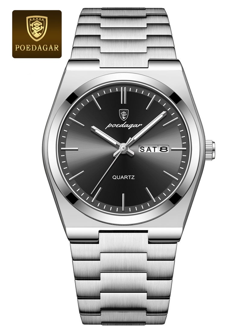 POEDAGAR - Waterproof Luminous Men's Watch Quartz-40.5mm - Image 1