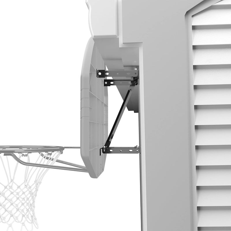 SPALDING Universal Basketball Backboard Mounting Bracket | Adapts to Fit Roof, Flat Surface, or 3.5" Round Pole | Non Adjustable Height - Image 2