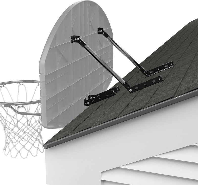 SPALDING Universal Basketball Backboard Mounting Bracket | Adapts to Fit Roof, Flat Surface, or 3.5" Round Pole | Non Adjustable Height - Image 4