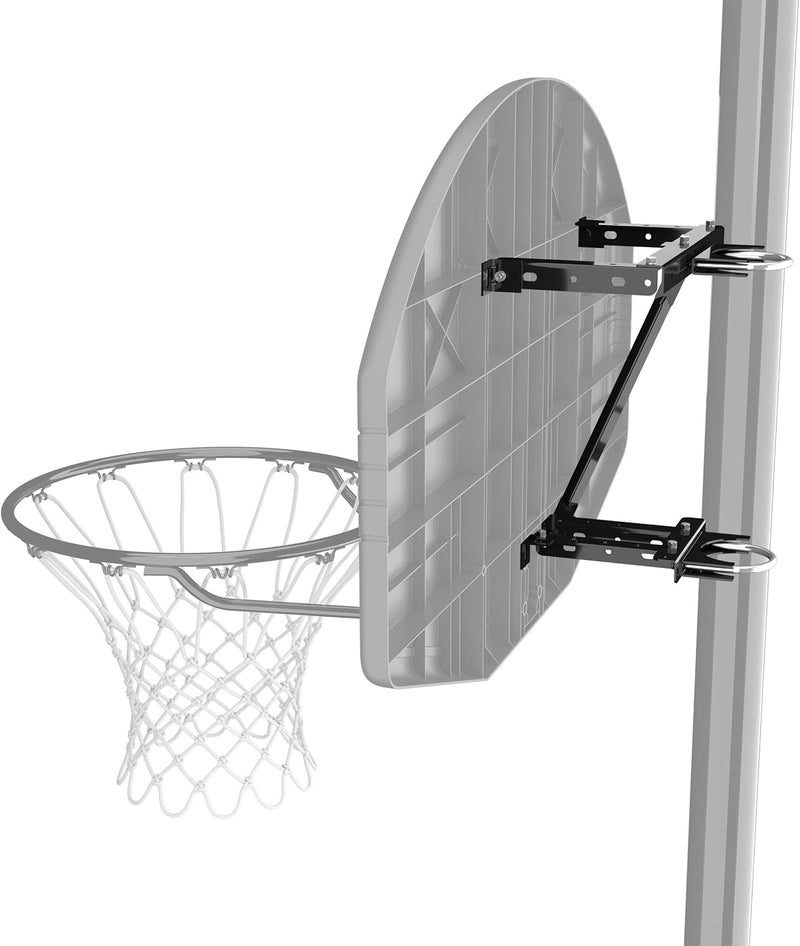 SPALDING Universal Basketball Backboard Mounting Bracket | Adapts to Fit Roof, Flat Surface, or 3.5" Round Pole | Non Adjustable Height - Image 3