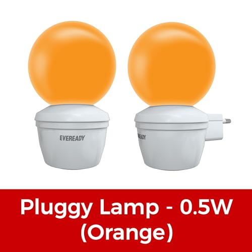 Eveready 0.5W Plug Deco Gu5_3 LED Bulb, 2-Pin Plug & Play, Orange, Long Life Upto 30000 Hours, No Mercury, No UV Radiation - Image 2