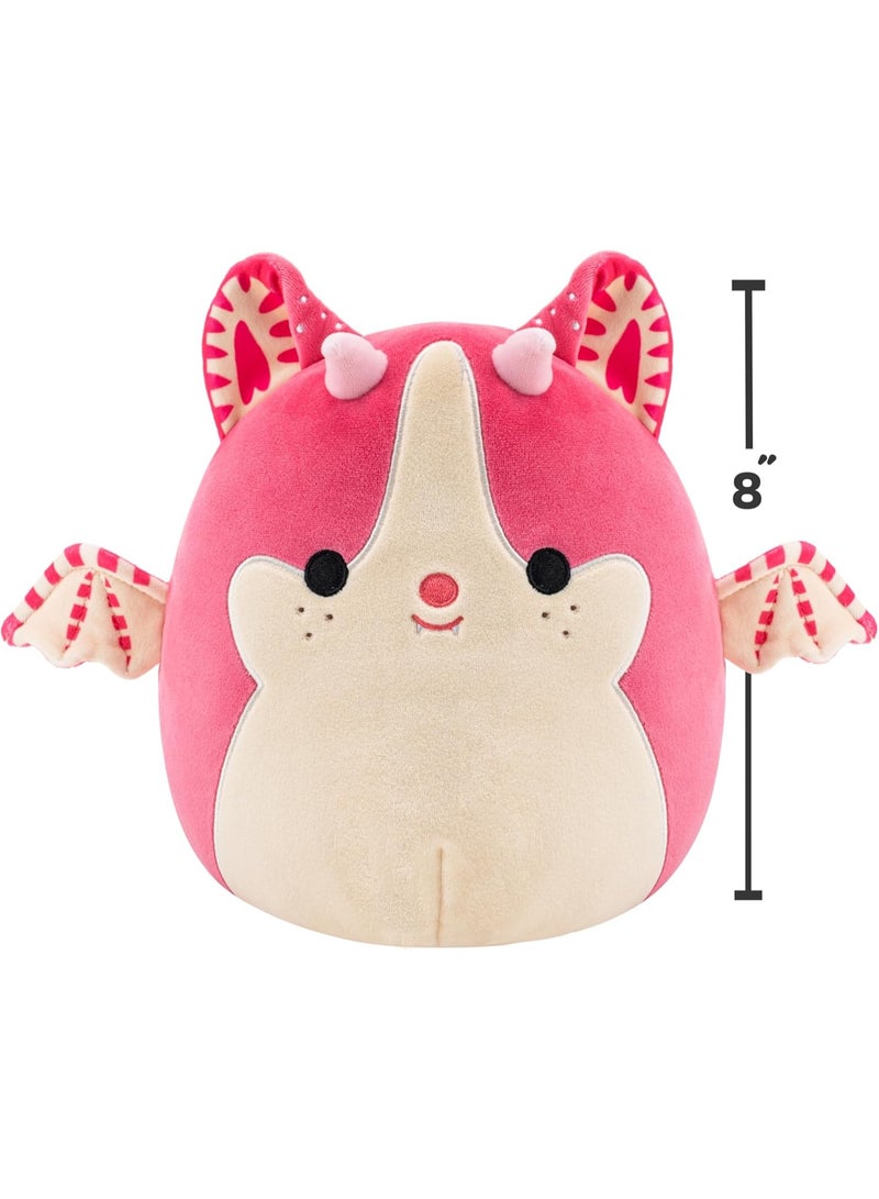 Squishmallows ADOPT ME! Squishmallow Strawberry Shortcake Bat Dragon 8-Inches Plush, Cute and Cuddly, Collectible, Squishable, Official Detailed Soft Toy, Snuggle & Squeeze Plushies - Image 4