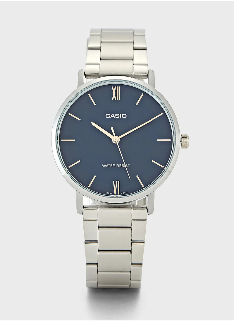 CASIO Mtp-Vt01D-2Budf Analog Watch