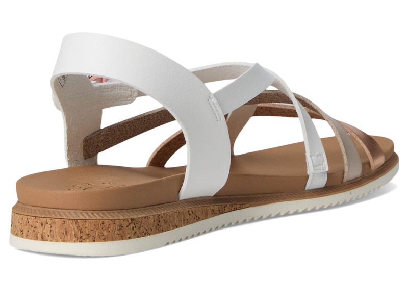 Skechers Women's Desert KISS Low-Peak Rank Sandal, White, 9.5 - Image 5