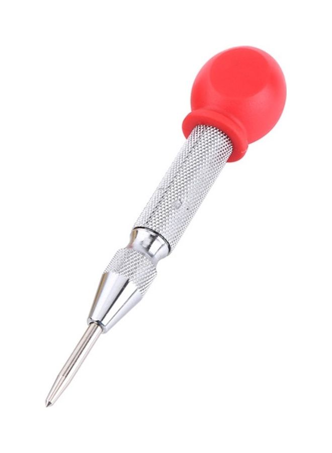 NIBEMINENT Automatic Center Punch Spring Loaded Marking Hole Silver/Black - Image 2