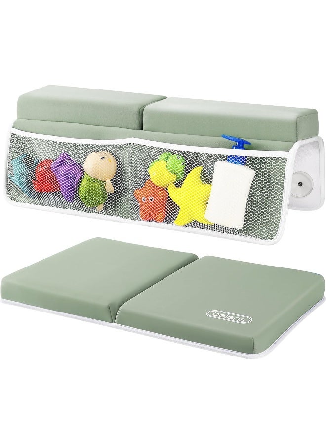 beiens مجموعة وسادة الركبة ومساند الكوع من بيينز، أخضر - Image 1