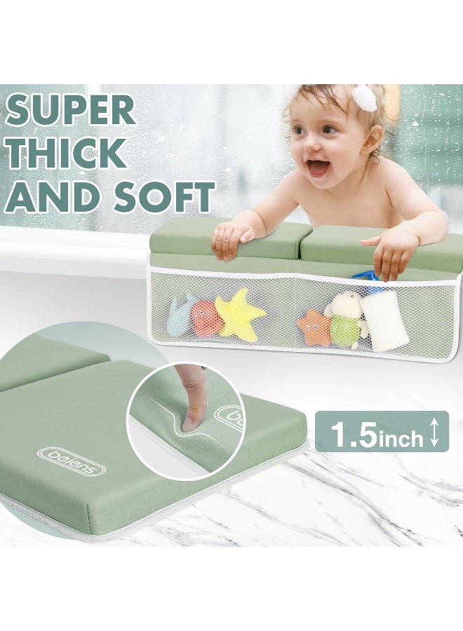 beiens مجموعة وسادة الركبة ومساند الكوع من بيينز، أخضر - Image 3