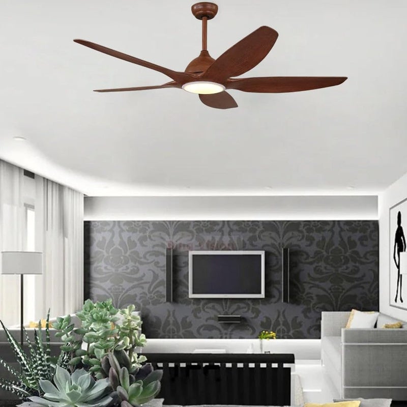 Harold Electricals Harold Elecritcals 60 Inchs Timber Glow Ceiling Fan with Remote Control Warm Light ColorInbuilt LED  - Image 3