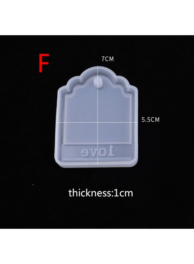 Christmas Tree DIY Resin Crystal Epoxy Mould Snowflake Elk Pendant Bag Decoration Resin Aroma Gypsum Plaster Silicone Mould