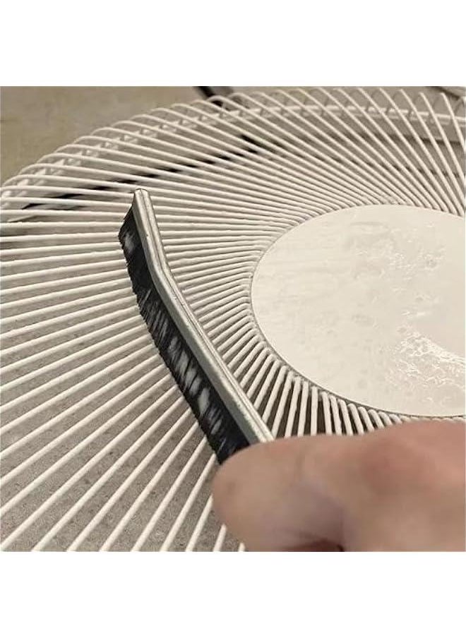 HOOKOR Gap Cleaning Brush Hand-held Crevice Cleaning Tool Hard-bristled Window Groove Cleaning Brush, Small Crevice Cleaning Brushes for Blind, Baseboard, Fan, Window or Sliding Door Track (3 Pack)  - Image 5