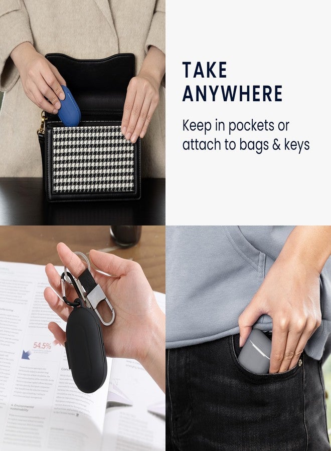 kwmobile حافظة kwmobile متوافقة مع CMF بواسطة Nothing Buds Pro - غطاء سيليكون لحامل سماعات الأذن - أحمر - Image 5