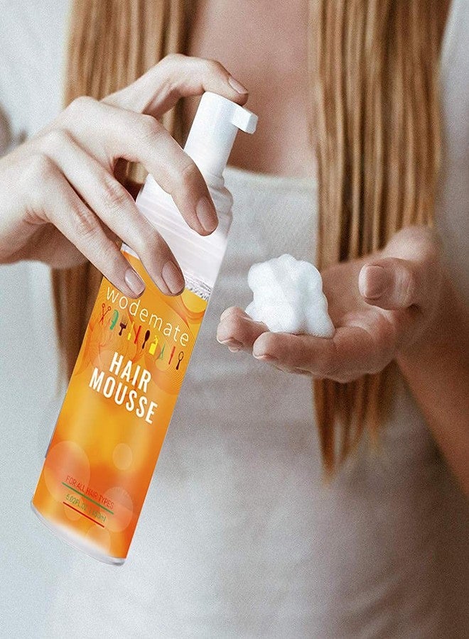 wodemate Mousse for Curly Hair, Wig or Weave, Extra Firm Edge Control Mousse Humidity Resistant, Long-lasting Frizz with Flexible Feel, Hair Styling Mousse Foam for All Hair Types 150ml - Image 4