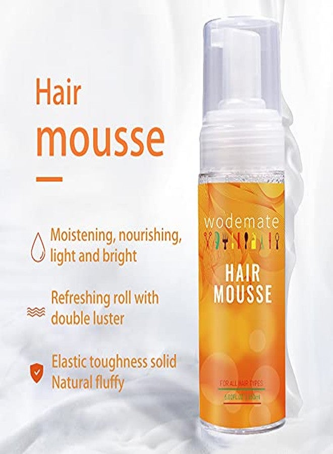 wodemate Mousse for Curly Hair, Wig or Weave, Extra Firm Edge Control Mousse Humidity Resistant, Long-lasting Frizz with Flexible Feel, Hair Styling Mousse Foam for All Hair Types 150ml - Image 2