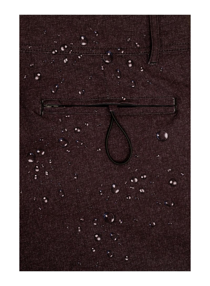 Bob Marlin Recycled Polyester Quick Dry 5-Pockets  Hybrid Short Black - Image 4