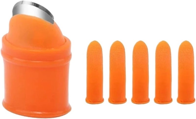 Thumb Knife Vegetable Picking Tools Pepper Bean Angle Bare Hand Cutting Pick Agricultural，Compatible For Kitchen Gadgets - Image 1