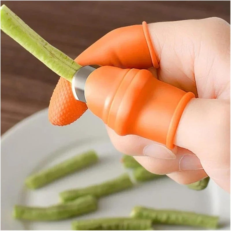 Thumb Knife Vegetable Picking Tools Pepper Bean Angle Bare Hand Cutting Pick Agricultural，Compatible For Kitchen Gadgets - Image 3