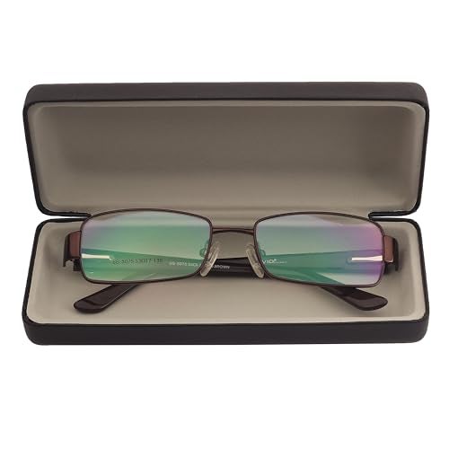 VIVID Vision Unisex Adult Eyewear Specs Case Cover | Screw Driver | Free Cloth | Protect Eye Glasses | Chashma Dibbi | Spectacle Box | HINGE-SPRING | Metal | MC-202 | Black | 3 IN 1 - Image 3