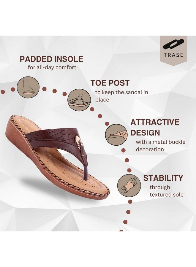 Trase شبشب دكتور أورثو خفيف الوزن وناعم ومريح وأنيق للنساء من TRASE (بني، 7 المملكة المتحدة) - Image 2