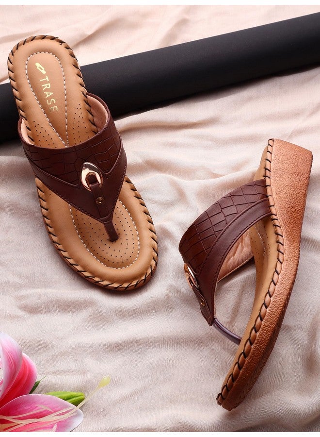 Trase شبشب دكتور أورثو خفيف الوزن وناعم ومريح وأنيق للنساء من TRASE (بني، 7 المملكة المتحدة) - Image 5