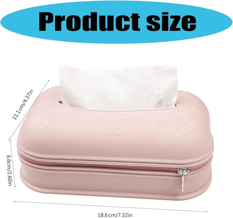 Yellow Silicone Tissue Box Holder High Elastic Food Grade Material Home Decoration - Image 5