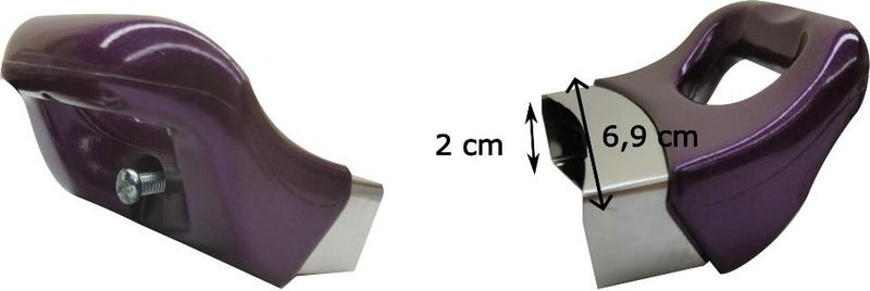 Purple Pot Pan Side Handles and Lid Handle Set - Set of 5