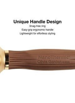 Olivia Garden Olivia Garden NanoThermic Ceramic + Ion Styler Hair Brush NT-VTS (Vent)  - Image 5