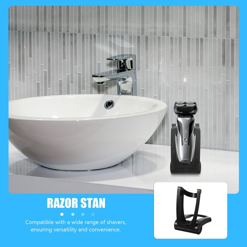 Stable Razor Stand Holder For All Shavers Bathroom Organizer Grooming Accessory - Image 4
