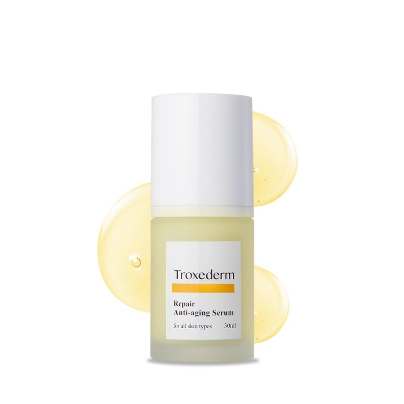 Troxederm Repair Serum â€“ Korean Facial Serum with Niacinamide, Troxerutin & Centella Asiatica, Lightweight Hydrating Daily Serum for Moisturizing & Barrier Care, All Skin Types, 1.01 Fl.oz - Image 1