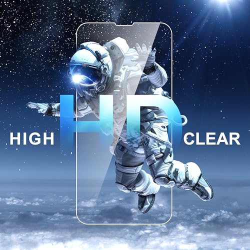 ImpactStrong Shatterproof Tempered Glass Screen Protector for iPhone 14 [Easy Installation Frame] [Bubble Free] [9H Hardness] [Full Coverage] Case Friendly, 6.1 Inch - (3-Pack) - Image 3