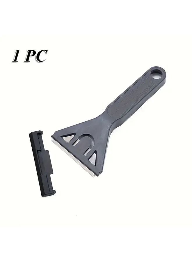 1pc Gray Multi Purpose Glass Window Scraper Paint Sticker Adhesive Removal Tool - Image 1