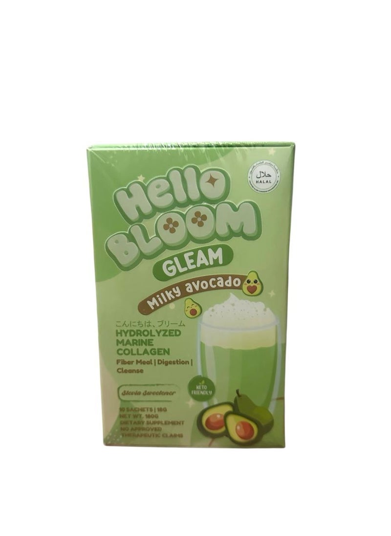 Luxe Slim hello bloom milky avocado 