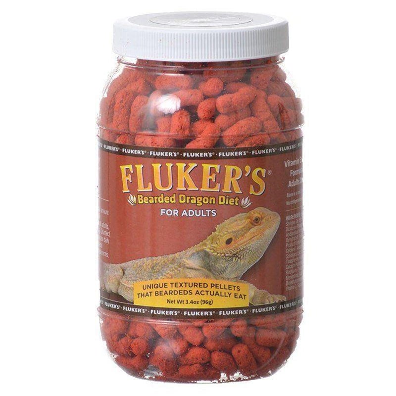 Fluker's Bearded Dragon Food, For Adult Bearded Dragons, Pellet Diet Rich in Protein, Fats, Vitamins, and Minerals, 3.4 oz - Image 2