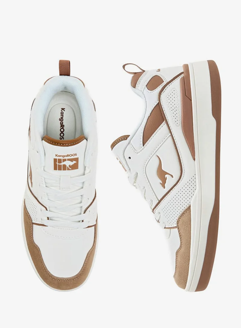 kangaROOS Women's Panelled Lace-Up Sports Shoes