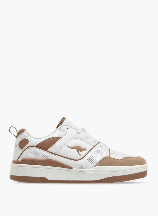 kangaROOS Women's Panelled Lace-Up Sports Shoes