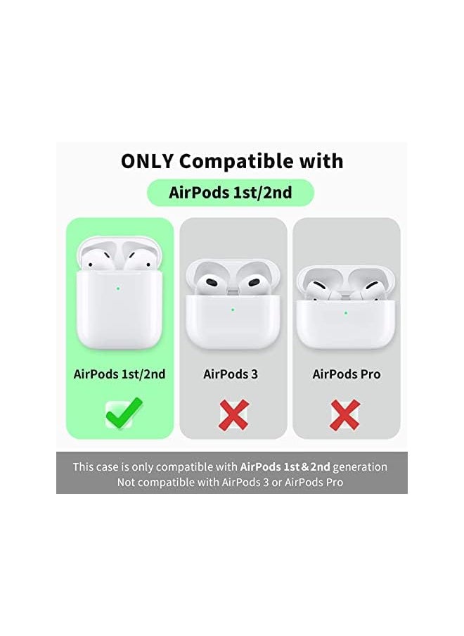 Excefore Case For Air Pods Cute Air Pods 2 Case With Keychain Boba Tea Cow Funny 3D Cartoon Animal Case Soft Pvc Fun Protection Shockproof Charging Case Cover For Air Pods 1St Generation 2Nd Generation  - Image 2