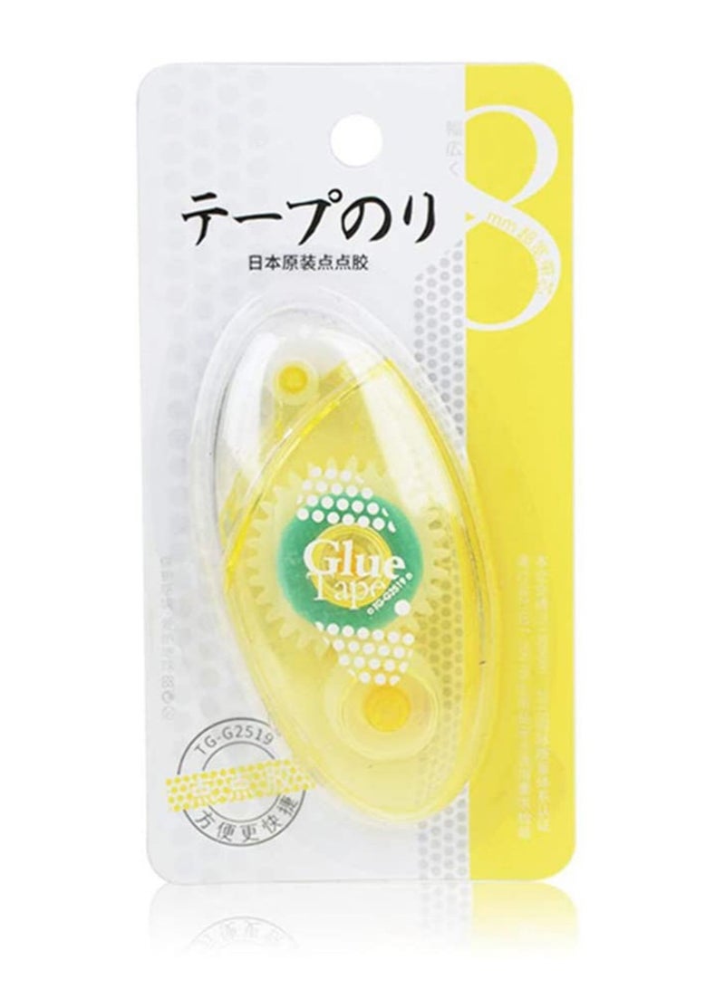 SYOSI 1PCS Double Sided Adhesive Scrapbook Runner Tape Roller Permanent Adhesive Dots Roller Applicator, for Diy Cards and Giftwrap, Acid Free and Archival Safe Scrapbooking Tape Random Color, 1 Pack - Image 4