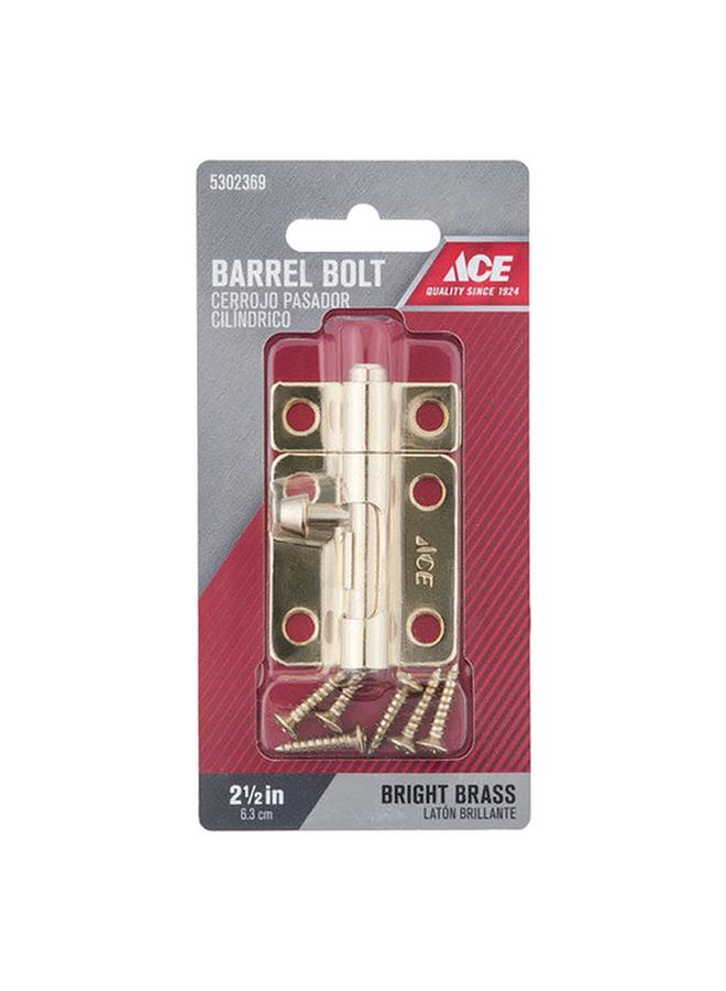 ACE Barrel Bolt Gold 2.5inch 01-3008-334  - Image 1