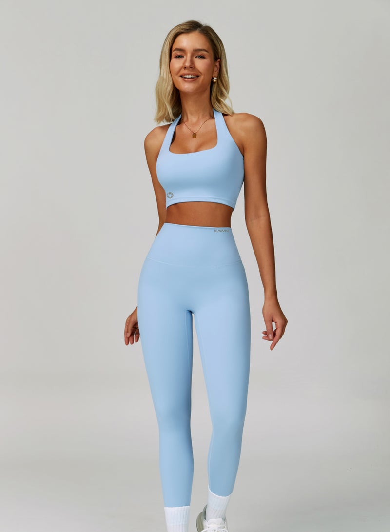 كون.يوغا حمالة صدر رياضية نسائية بياقة هالتر - Image 1