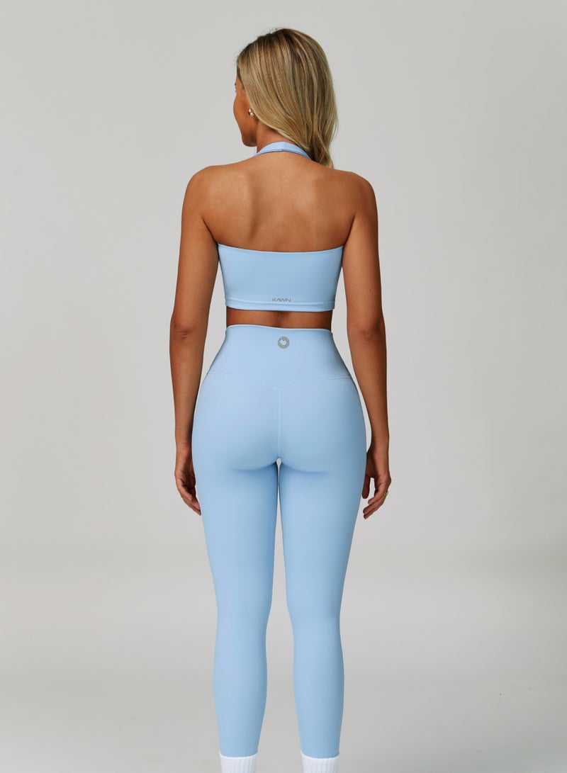 كون.يوغا حمالة صدر رياضية نسائية بياقة هالتر - Image 3