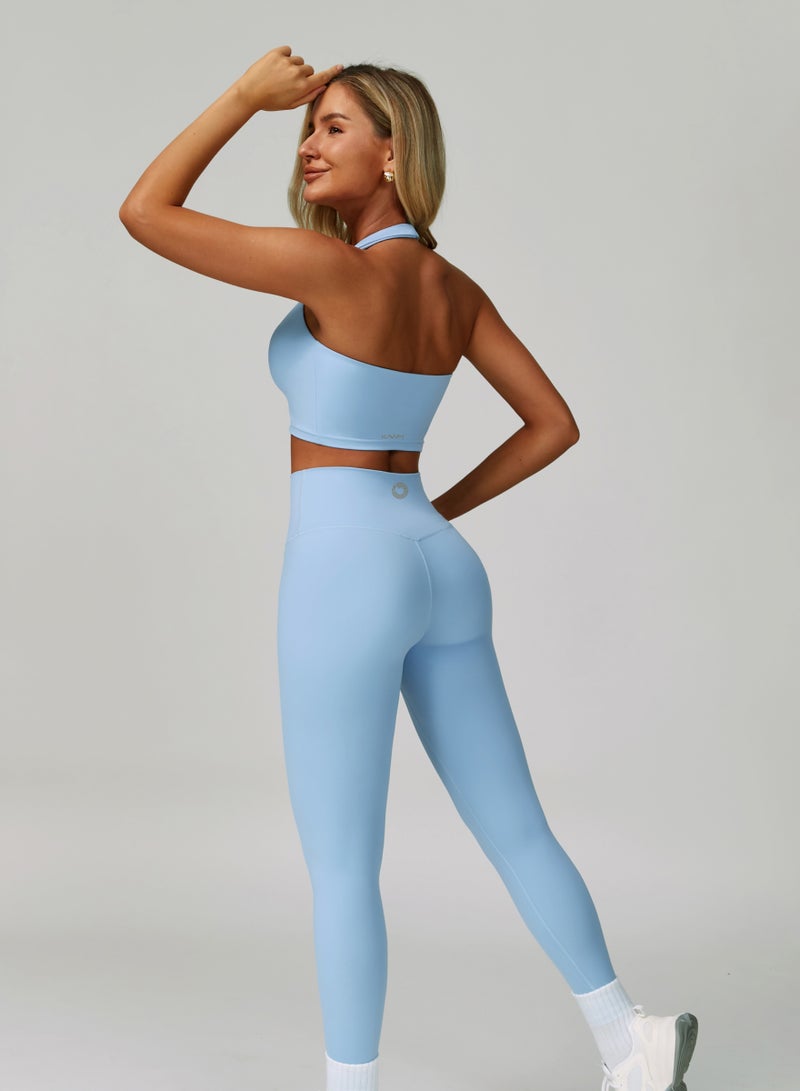 كون.يوغا حمالة صدر رياضية نسائية بياقة هالتر - Image 4