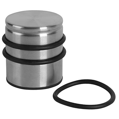 KINJOEK Heavy Weight Door Stopper, No DrillStainless Steel Door Stop with Protective Rubber Bands Door Wedge for Office, Home, Garage, Laundry Door - Image 3