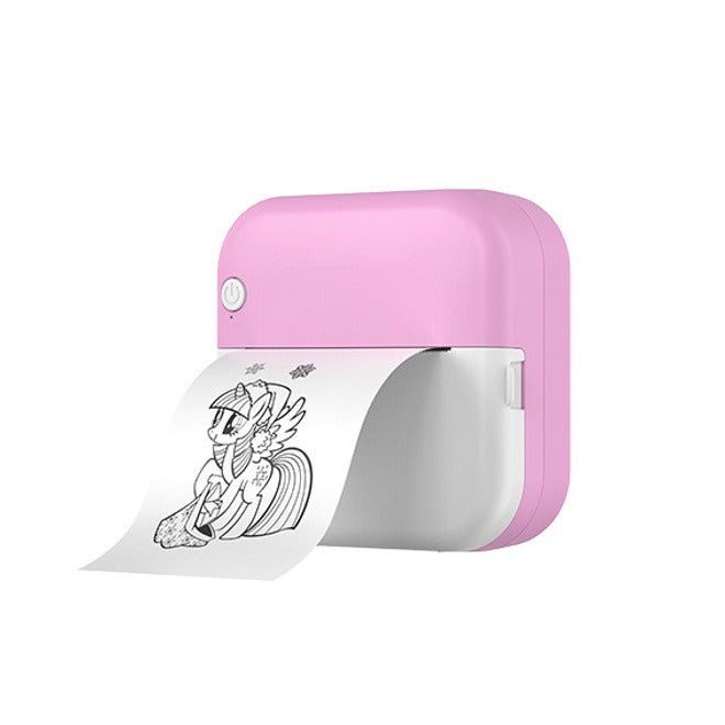 Mini Thermal Printer for Photos and Notes, Wireless Bluetooth Connectivity, Portable Pocket Printer for Smartphones, Compatible with iOS and Android
