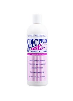 Chris Christensen Spectrum One Dog Conditioner Coarse And Rough Coat Groom Like A Professional Repairs And Protects Maintains Inner Cortex Hydration Made In The Usa 16 Oz  - Image 1