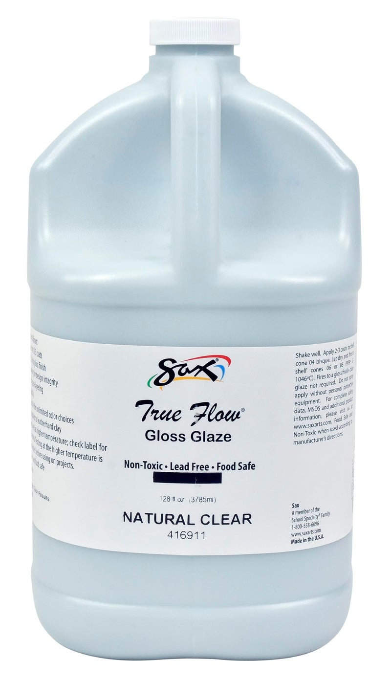 Sax True Flow Gloss Glaze, Natural Clear, Gallon - 416911 - Image 1