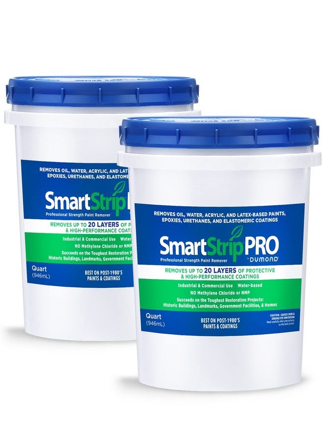 Dumond Smart Strip PRO Paint Remover, Professional Strength Formula, Strips Up to 20 Layers of Oil, Latex, Acrylic & Water-Based Paints, Varnishes & Stains Usually in One Application, 2 Quarts - Image 1