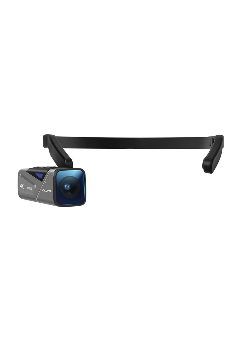 ORDRO ORDRO EP7 4K 60FPS Camcorder Head-Mounted Video Camera, Wi-Fi APP Control, 2-Axis Gimbal Stabilizer with Remote Control,64GB Memory Card  - Image 2